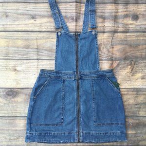 Wild Fable Denim Overall Zipper Skirt